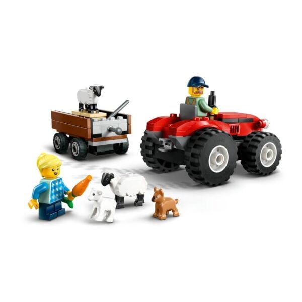 LEGO® City Römorklu Kırmızı Çiftlik Traktörü ve Koyun 60461