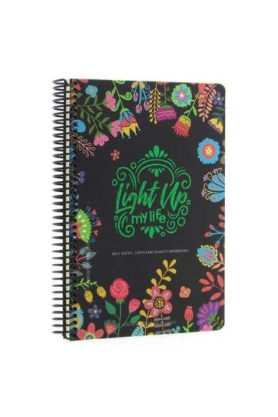 Best Notes Spiralli Not Defteri 17x24 120 Yaprak Kareli Sert Kapak 5084