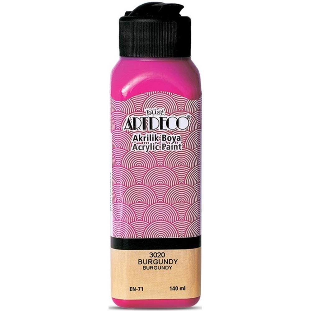 Artdeco Akrilik Boya 140 Ml Burgundy Y-070R-3020