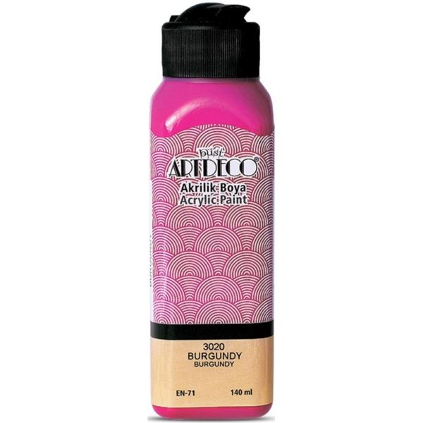 Artdeco Akrilik Boya 140 Ml Burgundy Y-070R-3020