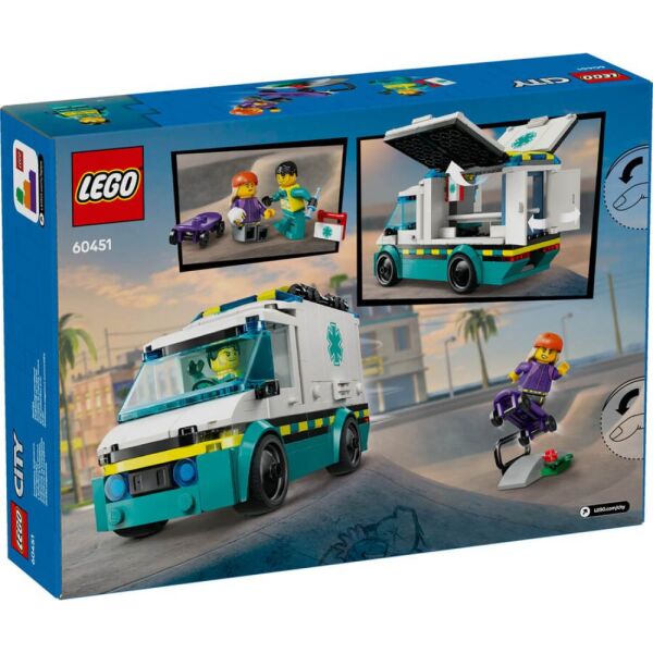 LEGO® City Acil Yardım Ambulansı 60451