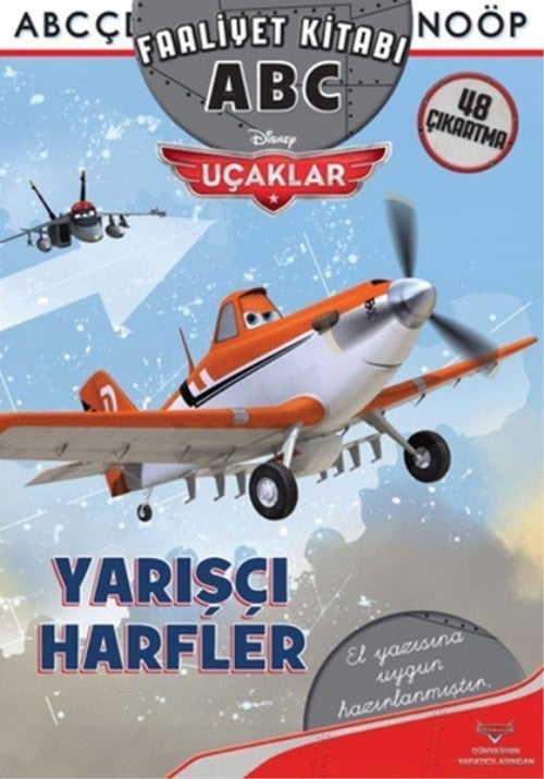Uçaklar Yarışçı HArfler-Abc-Faaliyet Kitabı