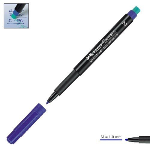 Faber Castell Asetat Kalemi Silgili M Mavi 152551