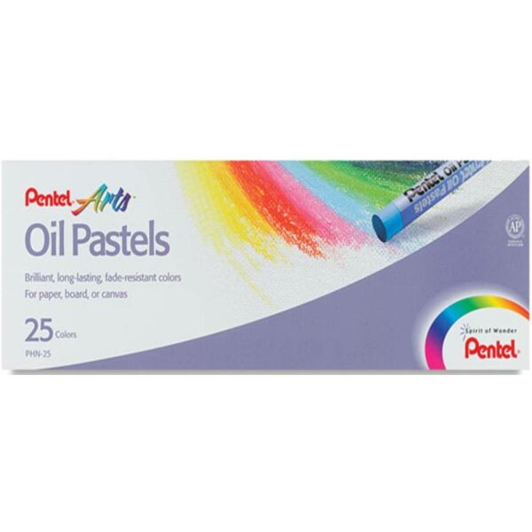 Pentel Pastel Boya Yağlı Phn25 25 Renk Y Phn25