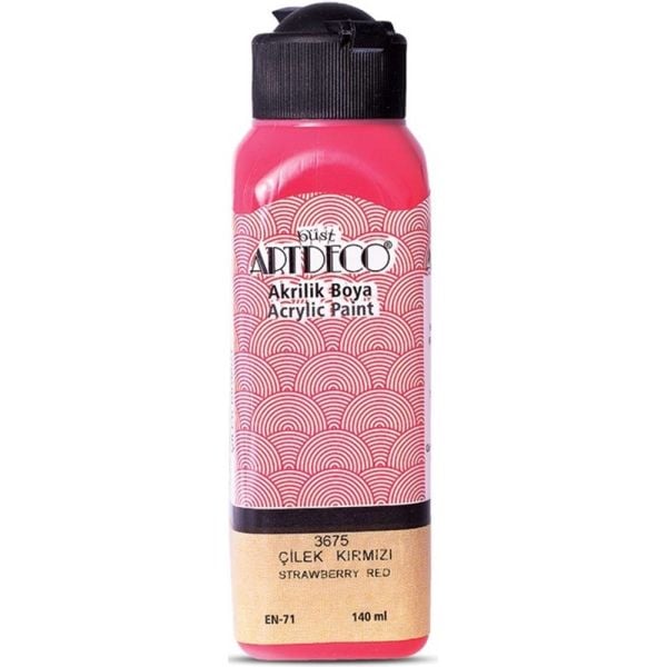 Artdeco Akrilik Boya 140 Ml Çilek Kırmızı Y-070R-3675