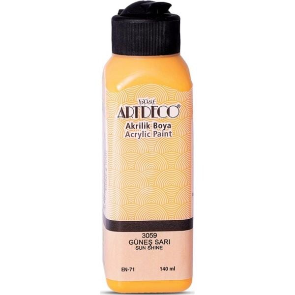Artdeco Akrilik Boya 140 Ml Güneş Sarı Y-070R-3059