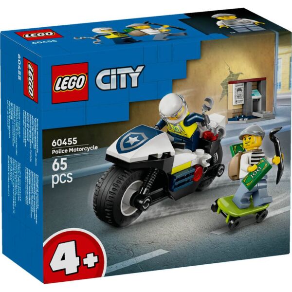 LEGO® City Polis Motosikleti Takibi 60455
