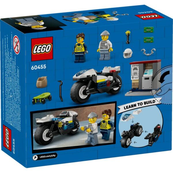 LEGO® City Polis Motosikleti Takibi 60455