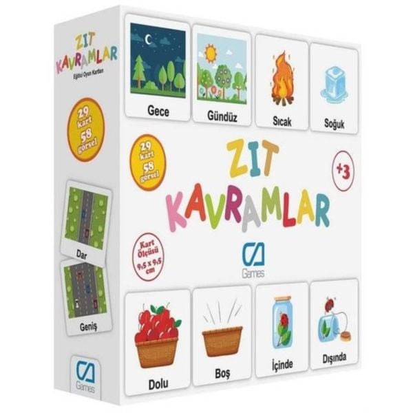 Ca Games Eğitici Set Zıt Kavramlar 5045