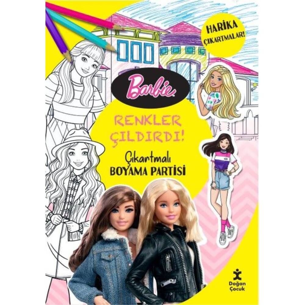 Barbie Renkler Çıldırdı Çıkartmalı