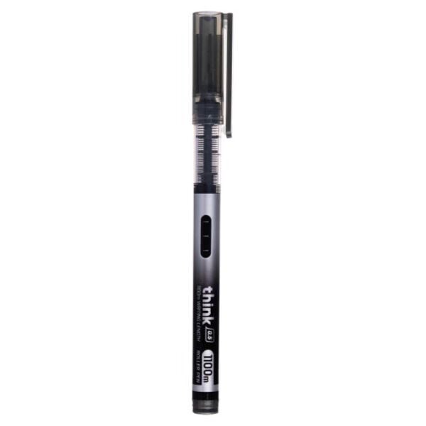 Deli Think Pen 0.5 mm Mavi İğne Uçlu Roller Kalem