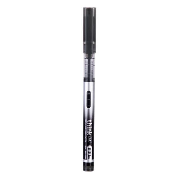 Deli Think Pen 0.5 mm Mavi İğne Uçlu Roller Kalem