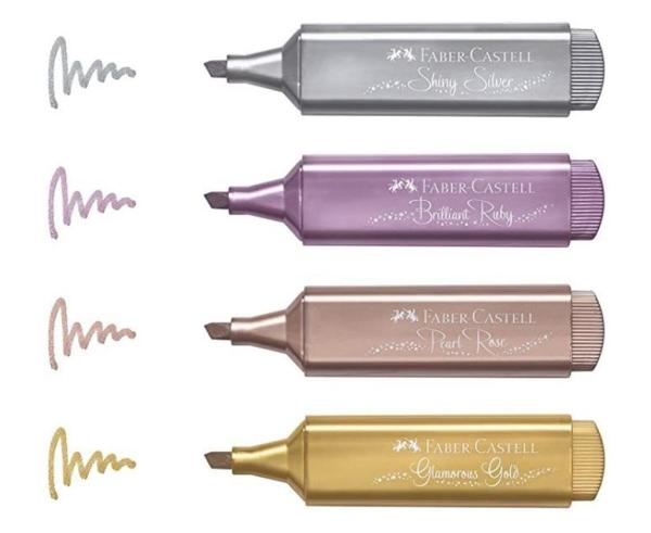Faber Castell Metalik Fosforlu Kalem 4 Renk 122857