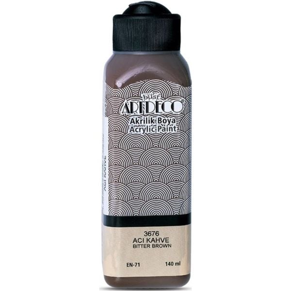 Artdeco Akrilik Boya 140 Ml Acı Kahve Y-070R-3676