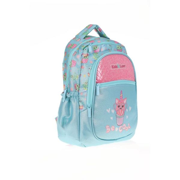 Kaukko Kids Love Kapitone Kaktüs İlkokul Çantası L5099