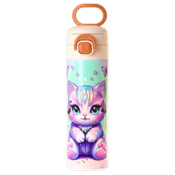 Kaukko Kids L5291 Meow Çelik Termos Matara