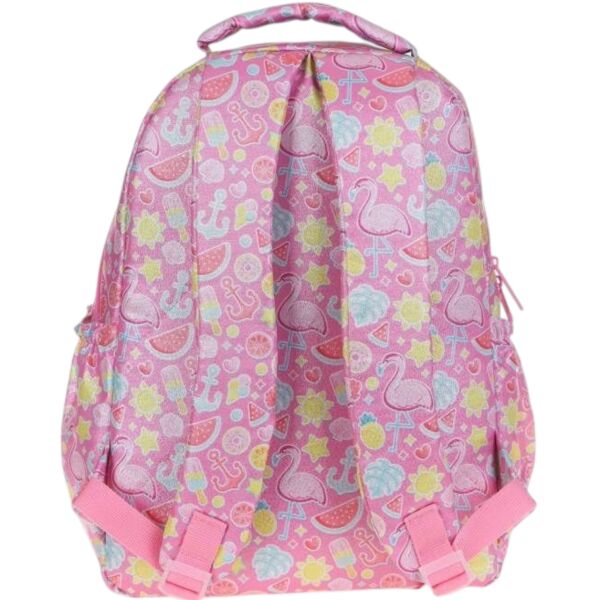 Kaukko Kids Love L5098 Aynalı Taşlı Flamingo İlkokul Çantası