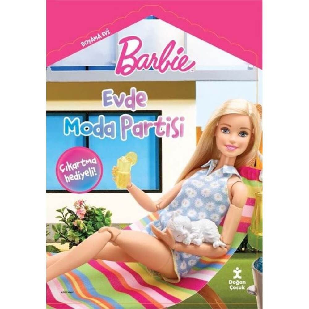 Barbie Evde Moda Partisi Boyama Evi