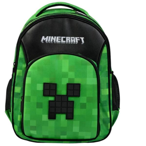 Minecraft Logo Baskılı Suni Deri İlkokul Çantası 26609