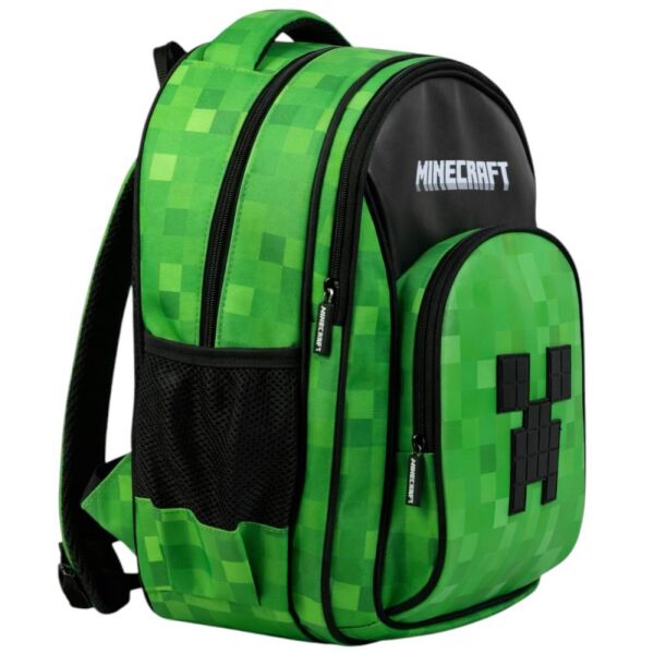 Minecraft Logo Baskılı Suni Deri İlkokul Çantası 26609