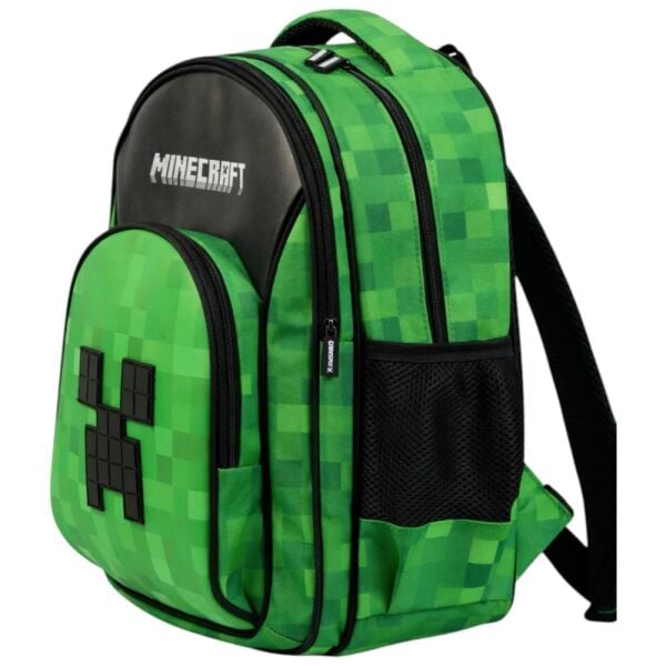 Minecraft Logo Baskılı Suni Deri İlkokul Çantası 26609