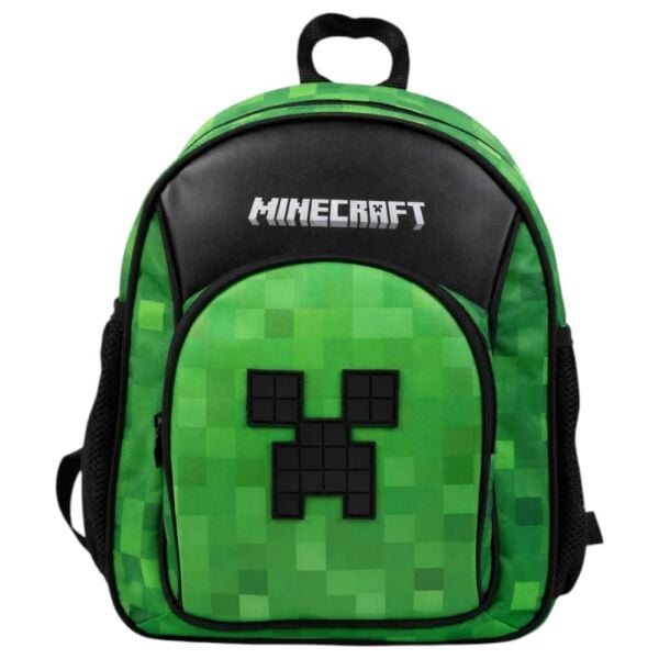 Minecraft Logo Baskılı Suni Deri Anaokulu Çantası 26610