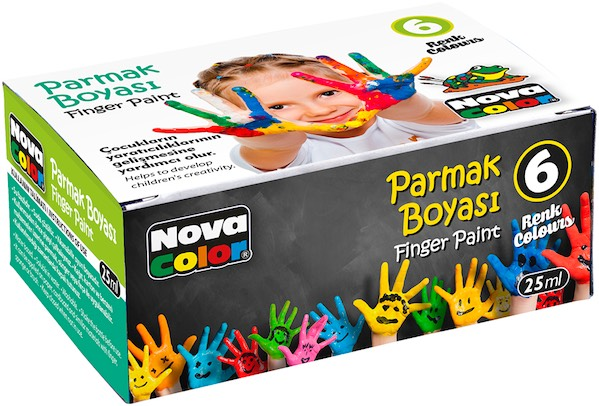 Nova Color Parmak Boyası 6 Renk NC-138