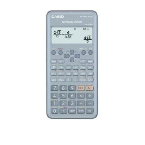 Casio FX-82ES Plus Mavi Bilimsel Fonksiyonlu Hesap Makinesi 2.Versiyon