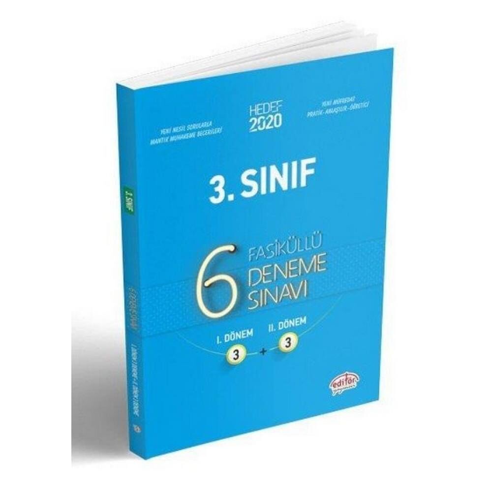Editör 3.Sınıf Deneme 6 lı Fasikül 3+3