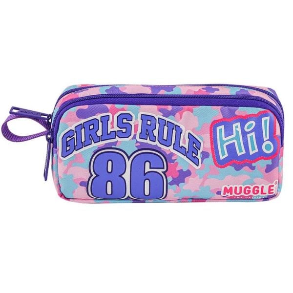 Muggle Kalem Çantası Girls Rule Mor Mu-6849
