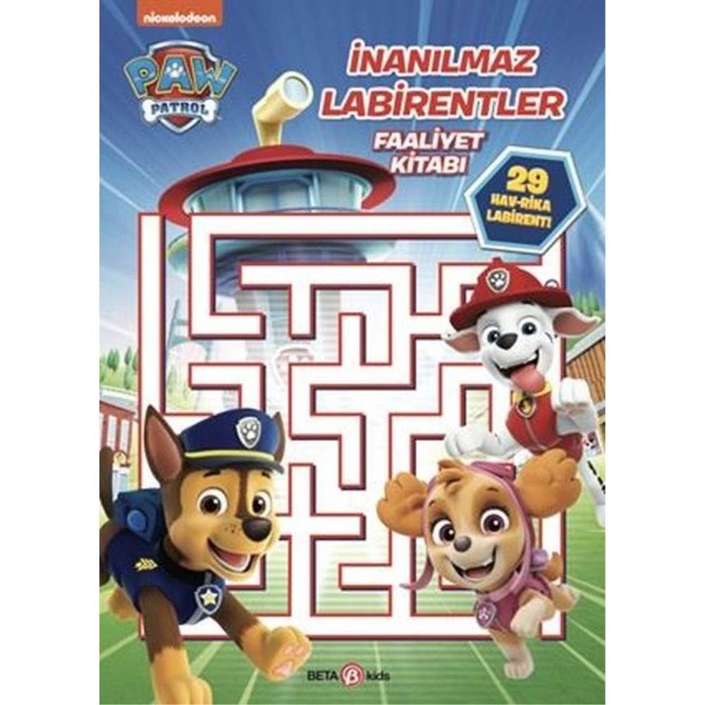 Paw Patrol İnanılmaz Labirentler Faaliyet Kitabı