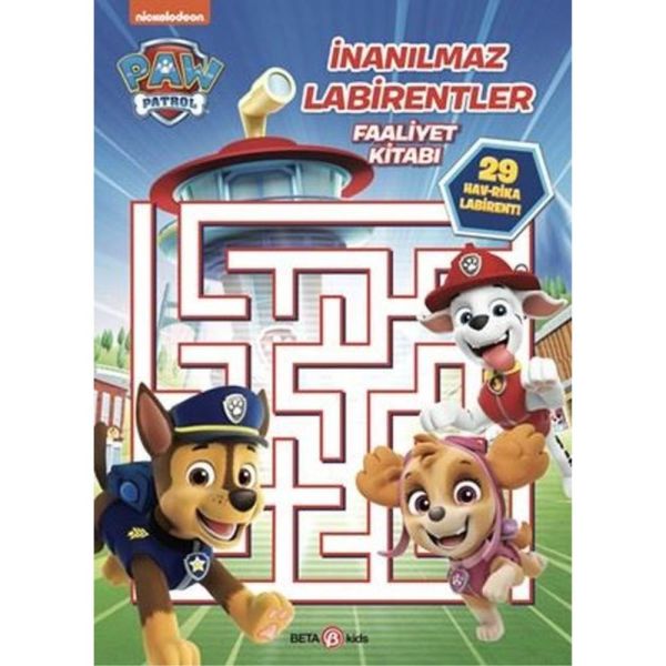 Paw Patrol İnanılmaz Labirentler Faaliyet Kitabı