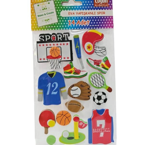 Logon Sticker Yapışkanlı Eva Spor 4064