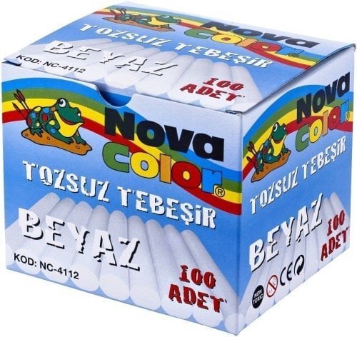 Nova Color Beyaz Tebeşir 100 lü NC-4112