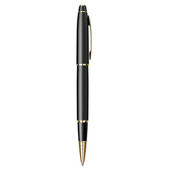 Scrikss 35 Mat Siyah Altın Roller Kalem