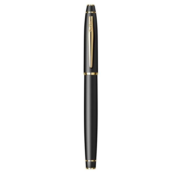 Scrikss 35 Mat Siyah Altın Roller Kalem