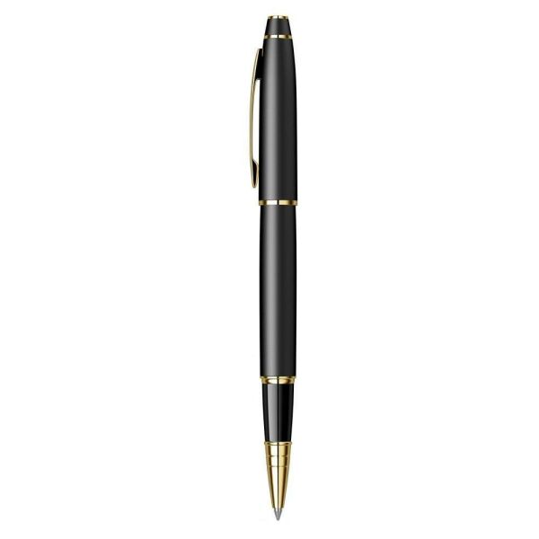 Scrikss 35 Mat Siyah Altın Roller Kalem