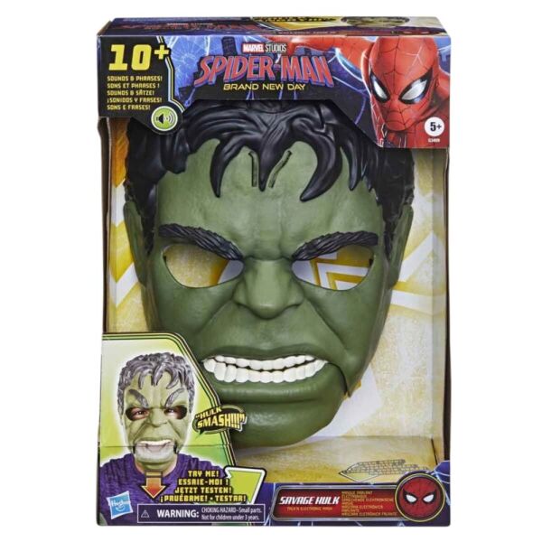 Spider-Man Brand New Day Hulk İnteraktif Sesli Maske G3409