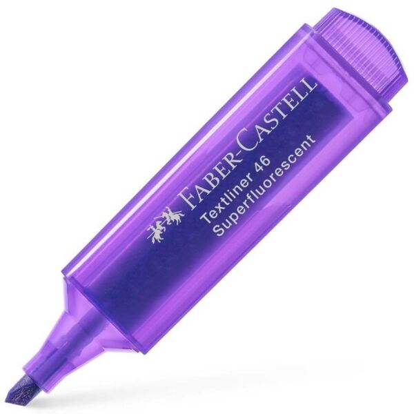 Faber Castell Fosforlu Kalem Şeffaf 1546 Mor 154636