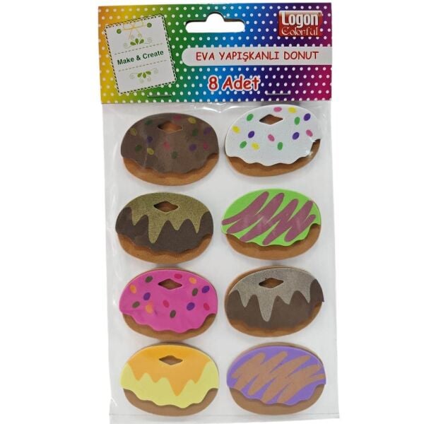 Logon Sticker Yapışkanlı Eva Donut 4033