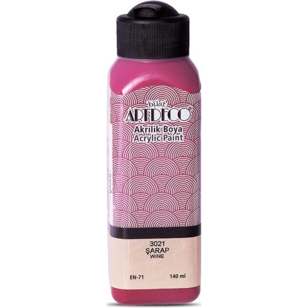 Artdeco Akrilik Boya 140 Ml Şarap Y-070R-3021
