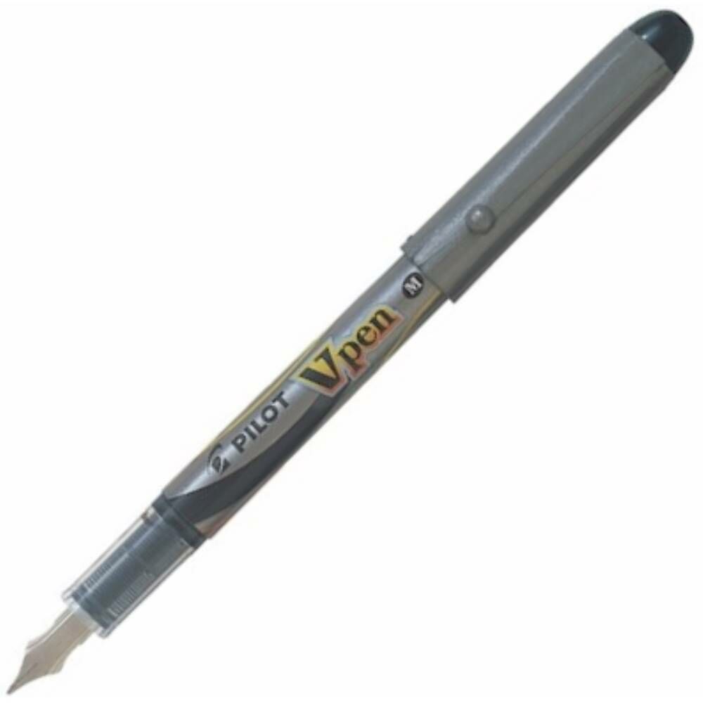 Pılot Dolmakalem V-Pen Sılver Siyah Svp-4M-B