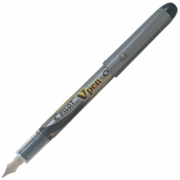 Pılot Dolmakalem V-Pen Sılver Siyah Svp-4M-B