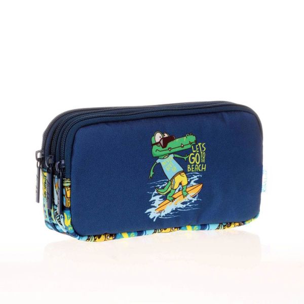 Kaukko Kids Love Fast Crocodile Kalem Çantası L8126