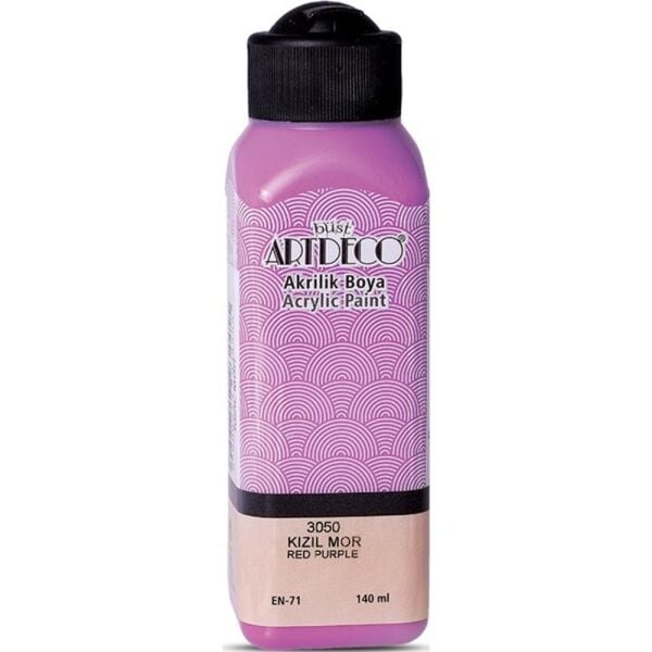 Artdeco Akrilik Boya 140 Ml Kızıl Mor Y-070R-3050