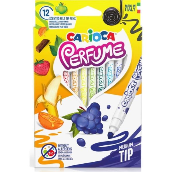 Carioca 42672 Kokulu Keçeli Kalem 12 Renk