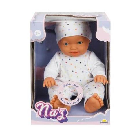Naz Bebek Saçsız Sesli Gülen Ağlayan 23 Cm 1539