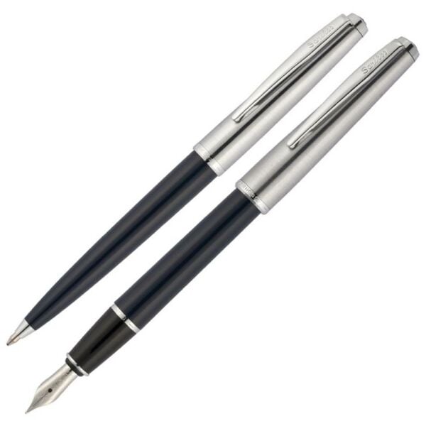 Scrikss 78 Siyah Dolma + Tükenmez Kalem Seti