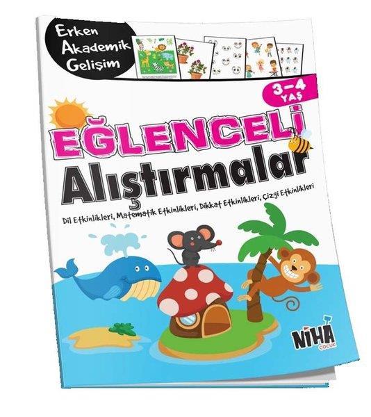 Erken Akademik Gelişim Eğlenceli Alıştırmalar 3-4Yaş