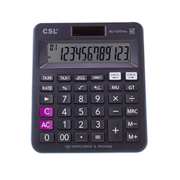 CSL RZ-822 12 Hane Masa Tipi Renkli Hesap Makinesi